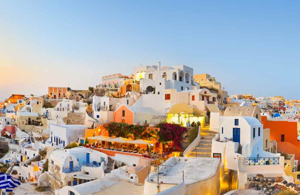 one day in santorini