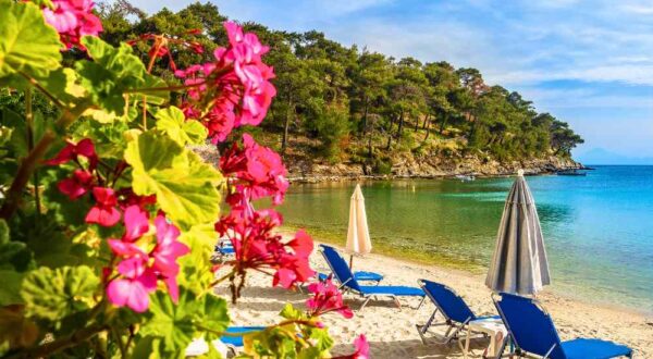 Aliki Beach in Thasos