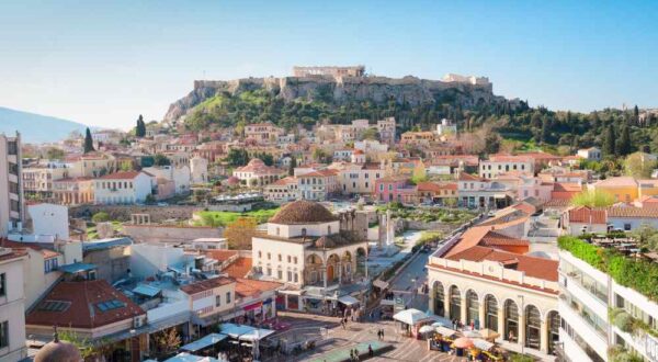 athens in winter