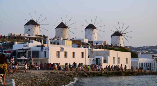 mykonos with kids