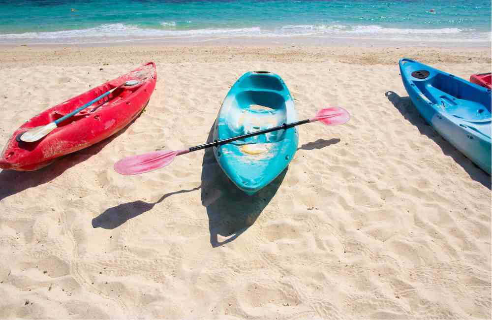 kayaking in antiparos